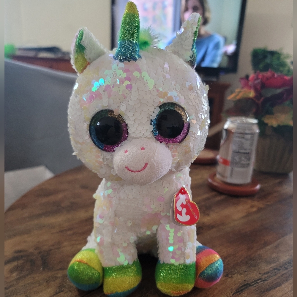 TY Flippables Pixy the Unicorn Beanie Boo